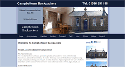 Desktop Screenshot of campbeltownbackpackers.co.uk